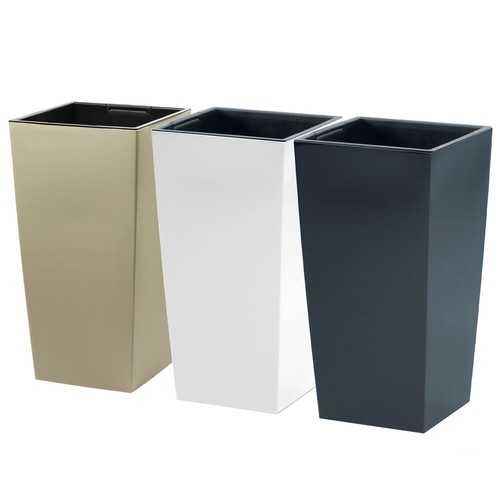 Vaso quadrato alto liscio - alto,