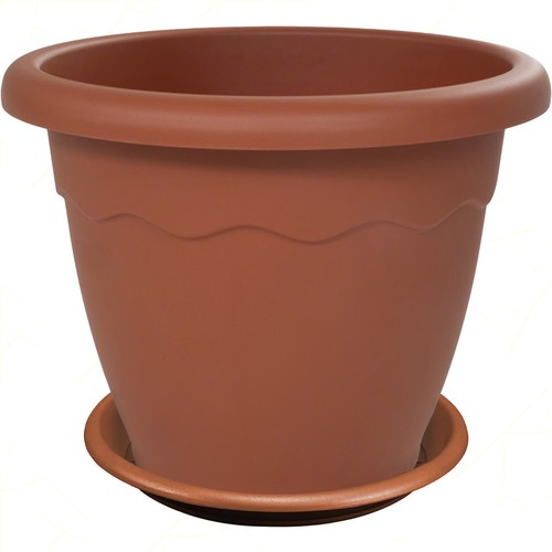 Vaso vulcano rotondo - rotondo, +