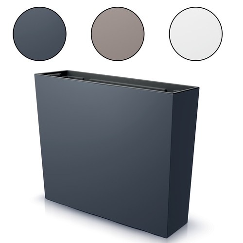 Vaso rettangolare urbi case - vaso,