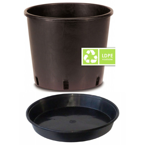 Vaso plastica tondo - plastica, 10
